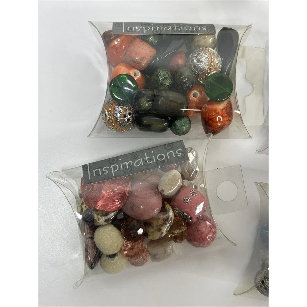 Lot Jesse James Inspiration Boho Focal Craft Beads Jewelry Making Orchid Blue